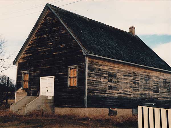 The former Bield High School, later used as a United Church