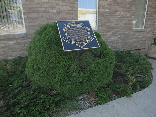 Billy Beal commemorative plaque