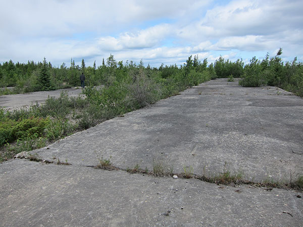 Building site from the former RCAF Station Bird