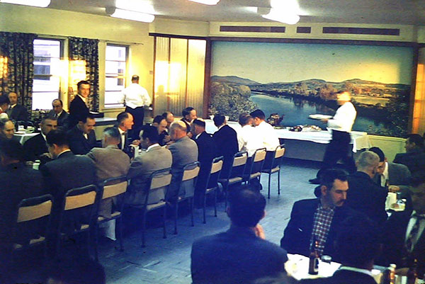 Interior of Mess Hall at RCAF Station Bird