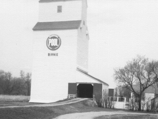 Manitoba Pool grain elevator at Birnie