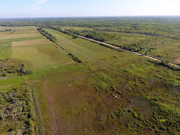 Aerial view of the former Bison Dragways
