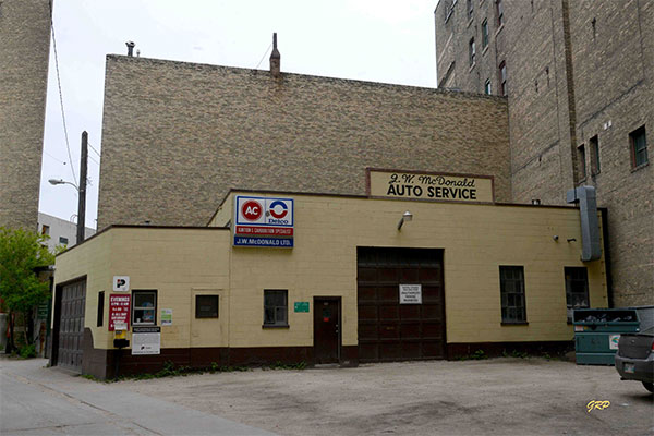 The former Blackie and Douglas Service Station