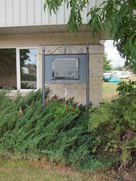 Blanshard Centennial Plaque