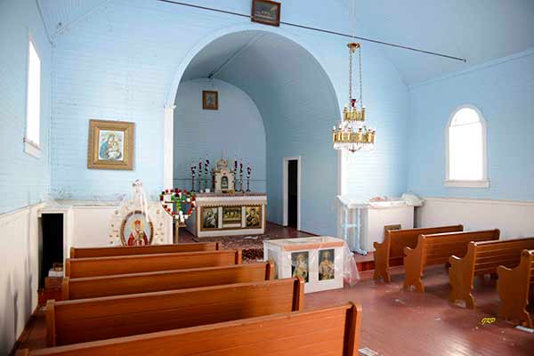 Interior of Blessed Virgin Mary Ukrainian Catholic Church at Meadowlands