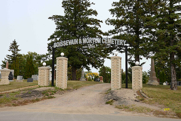 Entrance to the Boissevain and Morton Cemetery