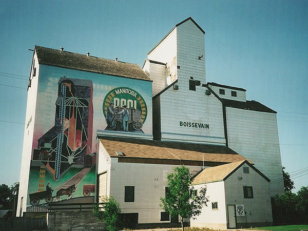 Former Manitoba Pool grain elevator at Boissevain