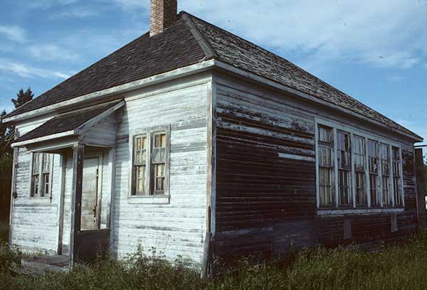 The former Borden School building