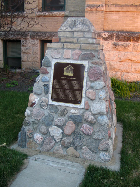 Brandon College commemorative monument