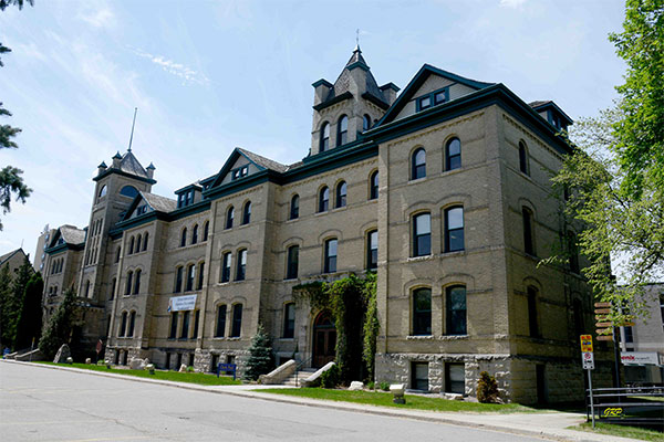 Brandon College and Clark Hall buildings