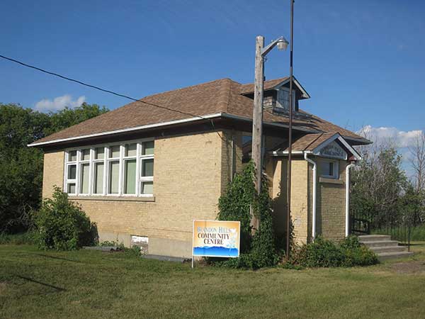 The former Brandon Hills School building