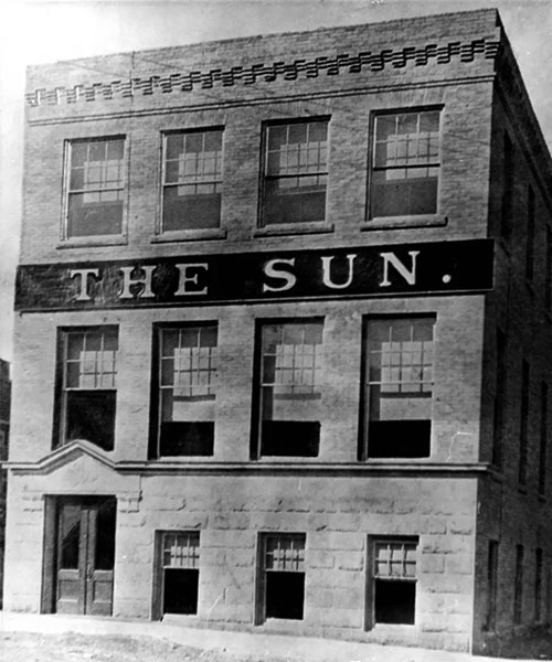 The former Brandon Sun building