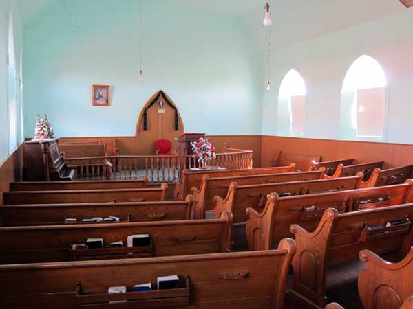 Interior of Breadalbane Presbyterian Church