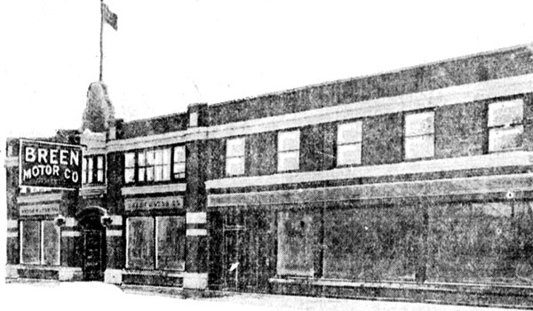 Breen Garage and Auto Sales Building
