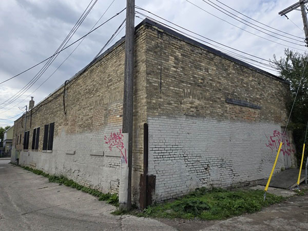 Rear of the former Brewers and Bottlers Warehouse