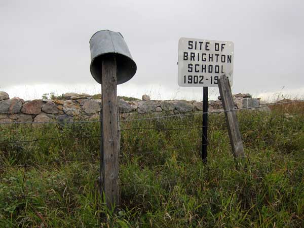 Brighton School commemorative sign