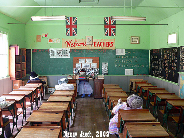 Interior of Sebright School building