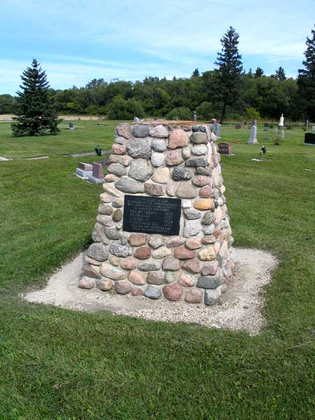 Burnside and Edwin Churches commemorative monument