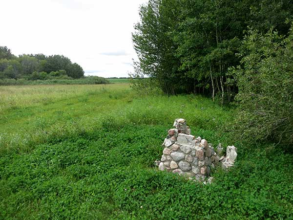Site of the former Cadurcis School along with damaged commemorative monument