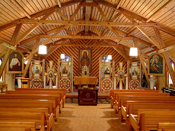 Interior of St. Volodymyr Ukrainian Catholic Chapel
