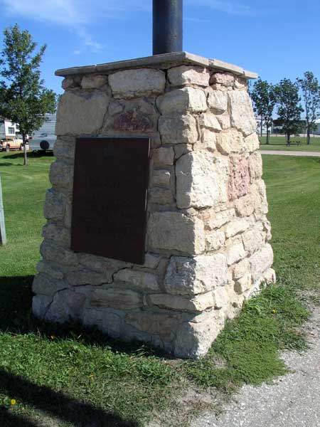 Centennial of Canada monument at Morris
