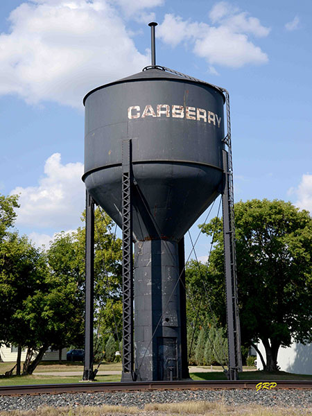 CPR water tower in Carberry