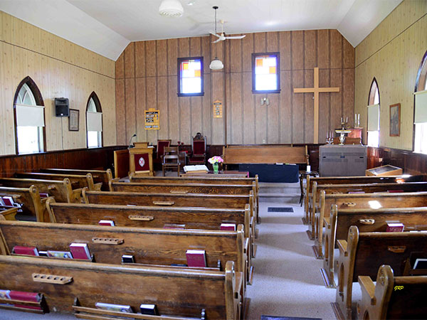 Interior of Cardale United Church