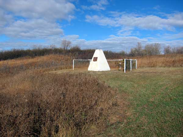 Carlingville School commemorative monument