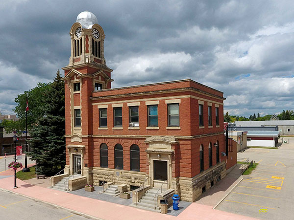 The former Carman Post Office, now the local library