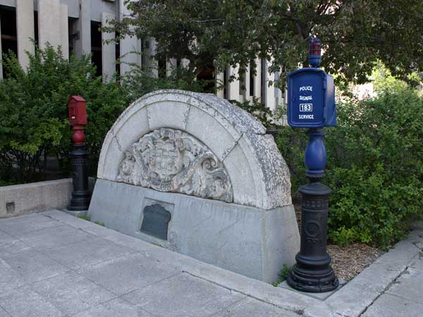 Central Police Station Plaque