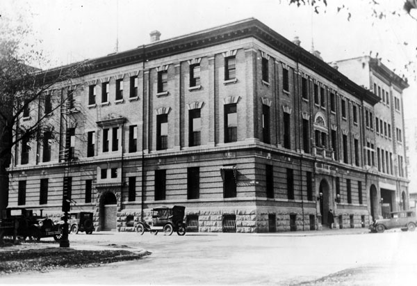Central Police Station, with main entrance to the right