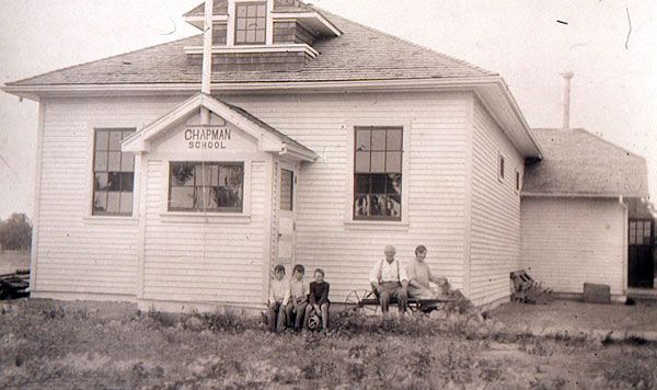 The original Chapman School building