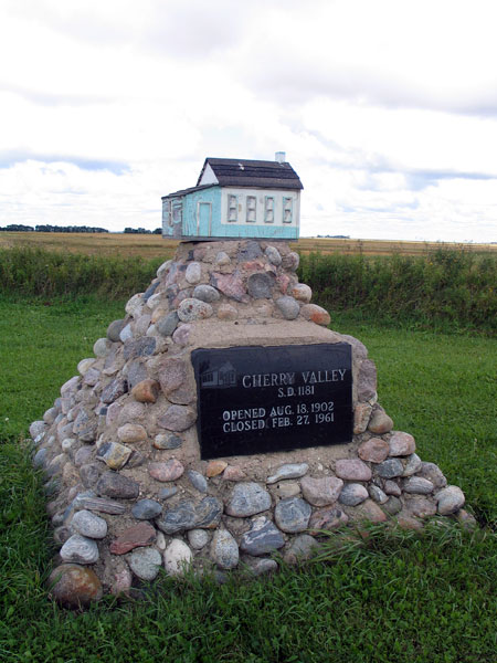 Cherry Valley School commemorative monument