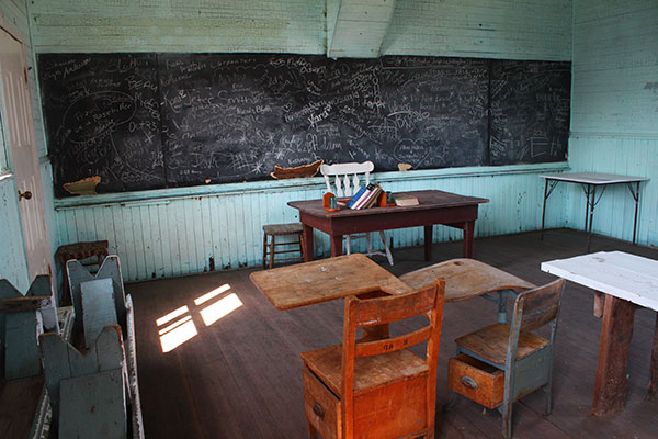 Interior of the former Chipping Hill School building