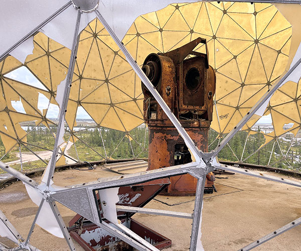 Interior of a Churchill Golf Ball