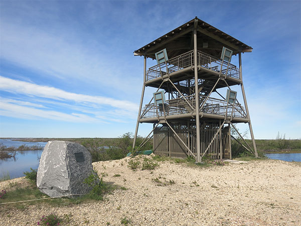 Churchill River Weir Monument