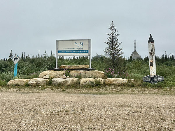 Entrance to the Churchill Rocket Range