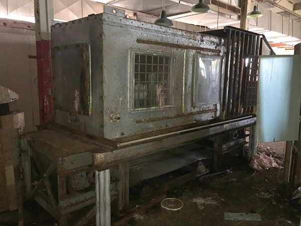 Bear experimentation equipment inside the L9 Building