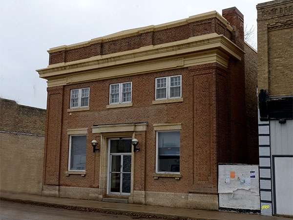 The former Canadian Imperial Bank of Commerce Building at Gilbert Plains