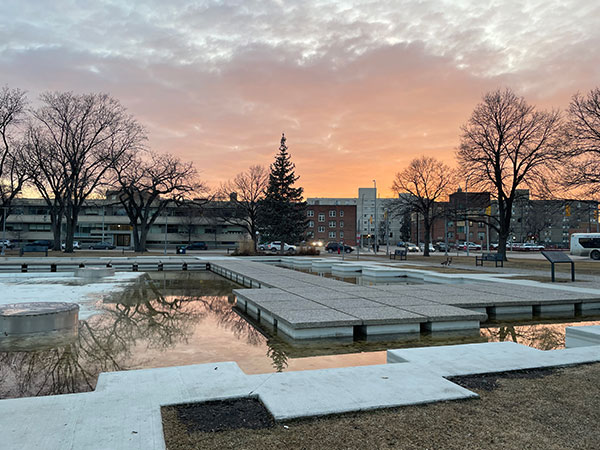 Winnipeg Hydro Fountain