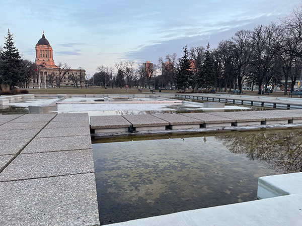 Winnipeg Hydro Fountain