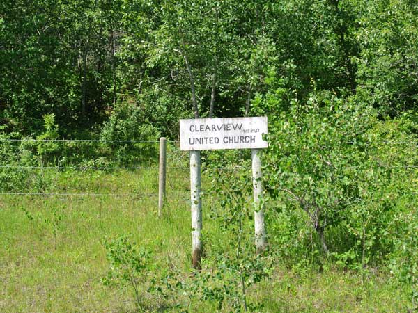 Former site of Clearview United Church