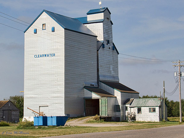 Former Manitoba Pool grain elevator at Clearwater