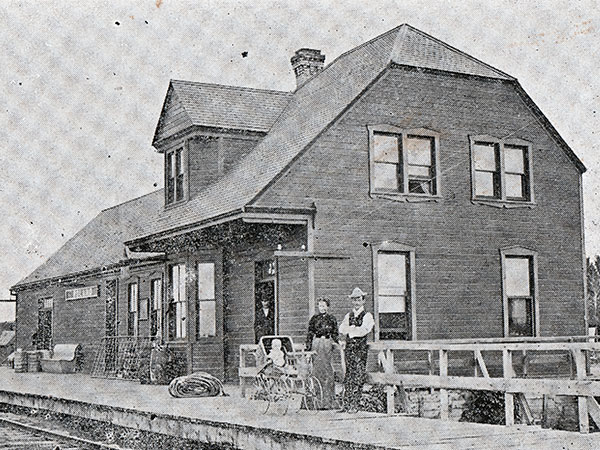 Canadian Northern Railway Station at Roland