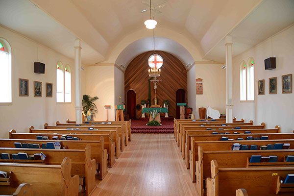 Interior of Corpus Christi Roman Catholic Church