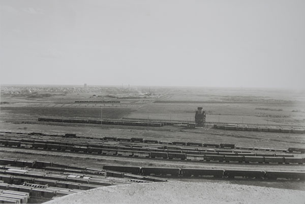 CPR North Transcona Yard, as seen looking south from atop the Eastern Terminal