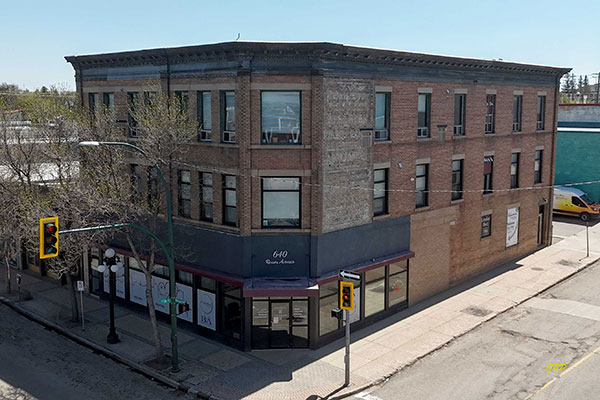 Aerial view of the Crawford Block / Kennedy Block