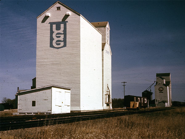 Former United Grain Growers grain elevator at Cromer