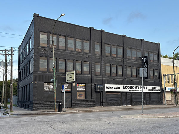 The former Harman’s Drug Store building