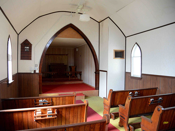 Interior of St. Andrew’s Anglican Church at Crystal City